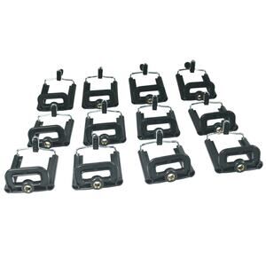 12 Qty - Universal Smartphone Tripod Stand Holder Clip Mount Adapters Support